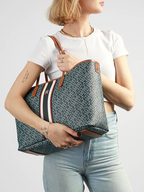 Schoudertas Th Monoplay Tommy hilfiger Blauw th monoplay AW18390 ander zicht 1